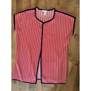 Womens Pendleton Plus Cotton Oversized Cardigan Open Sweater size 1X